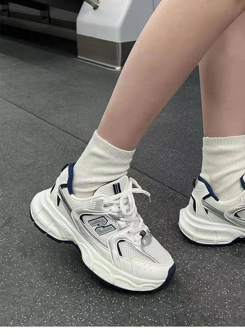 Popular Mesh Breathable Torre Shoes Women's ins2023 New Summer All-match Thick-soled Student Casual Sports Women's Shoes — feature 9