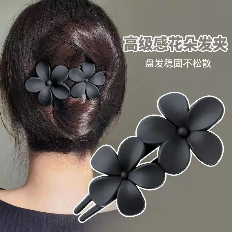 Frosted Flower Hairpin for Women — feature 1