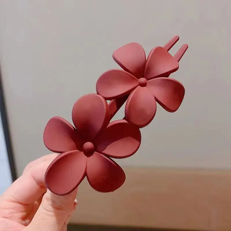 Frosted Flower Hairpin for Women — feature 12