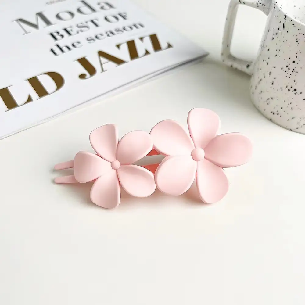 Frosted Flower Hairpin for Women - Image 11