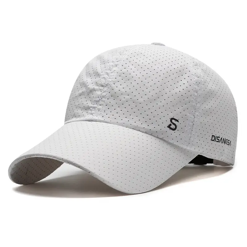 Men Grey Duck Tongue Running Cap - Image 10