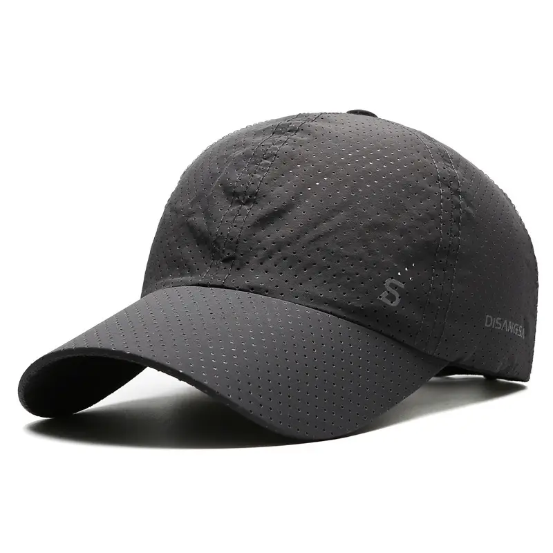 Men Grey Duck Tongue Running Cap - Image 5