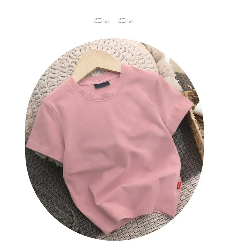 Boys White Loose T-Shirt Short Sleeve Casual Wear — feature 16