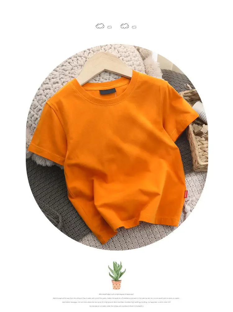 Boys White Loose T-Shirt Short Sleeve Casual Wear — feature 5