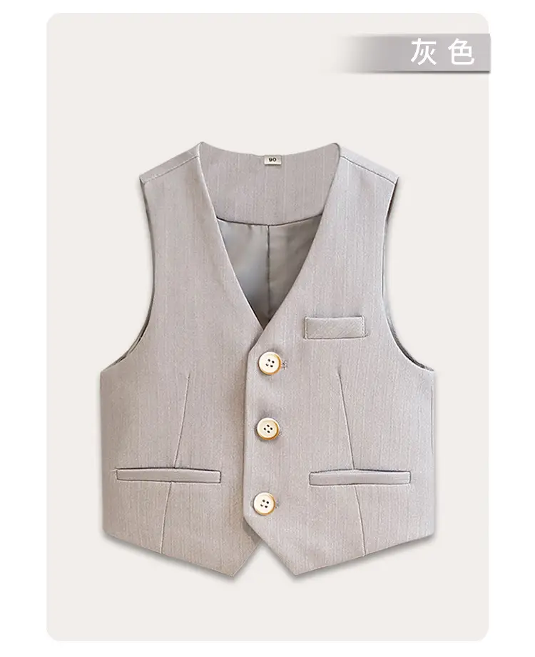 Children's British Vest Party Dress Boys Spring Autumn New — feature 12