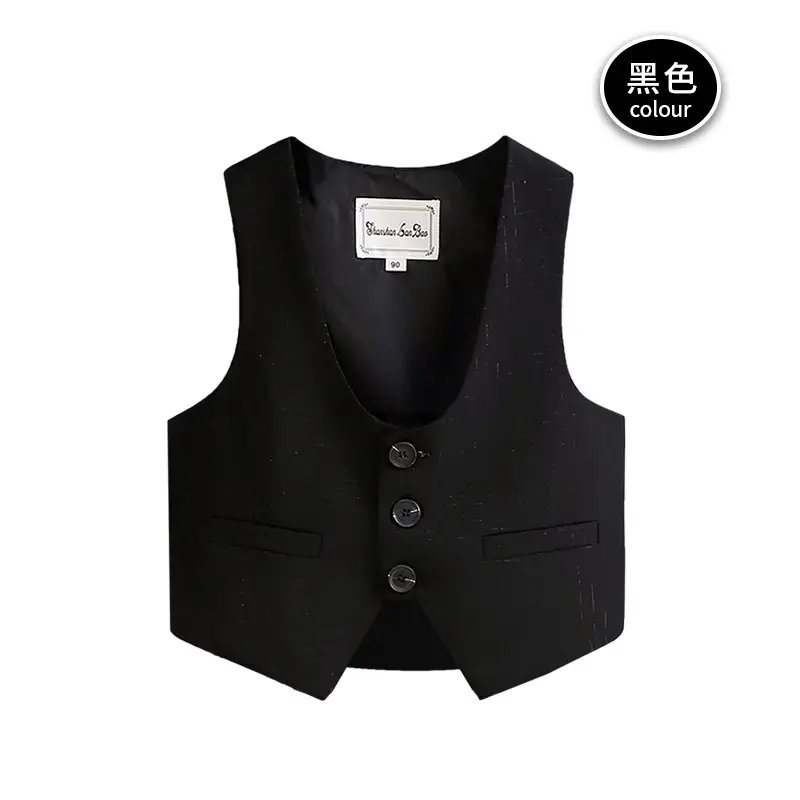 Children's British Vest Party Dress Boys Spring Autumn New - Image 2
