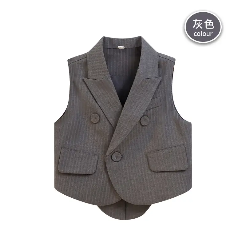 Children's British Vest Party Dress Boys Spring Autumn New - Image 3