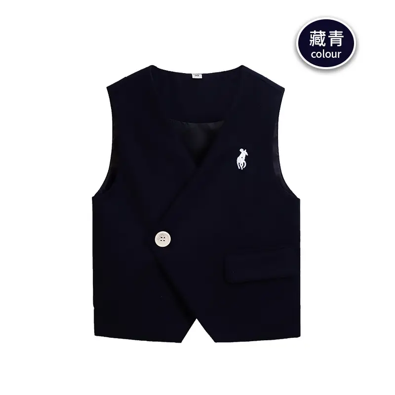Children's British Vest Party Dress Boys Spring Autumn New - Image 7