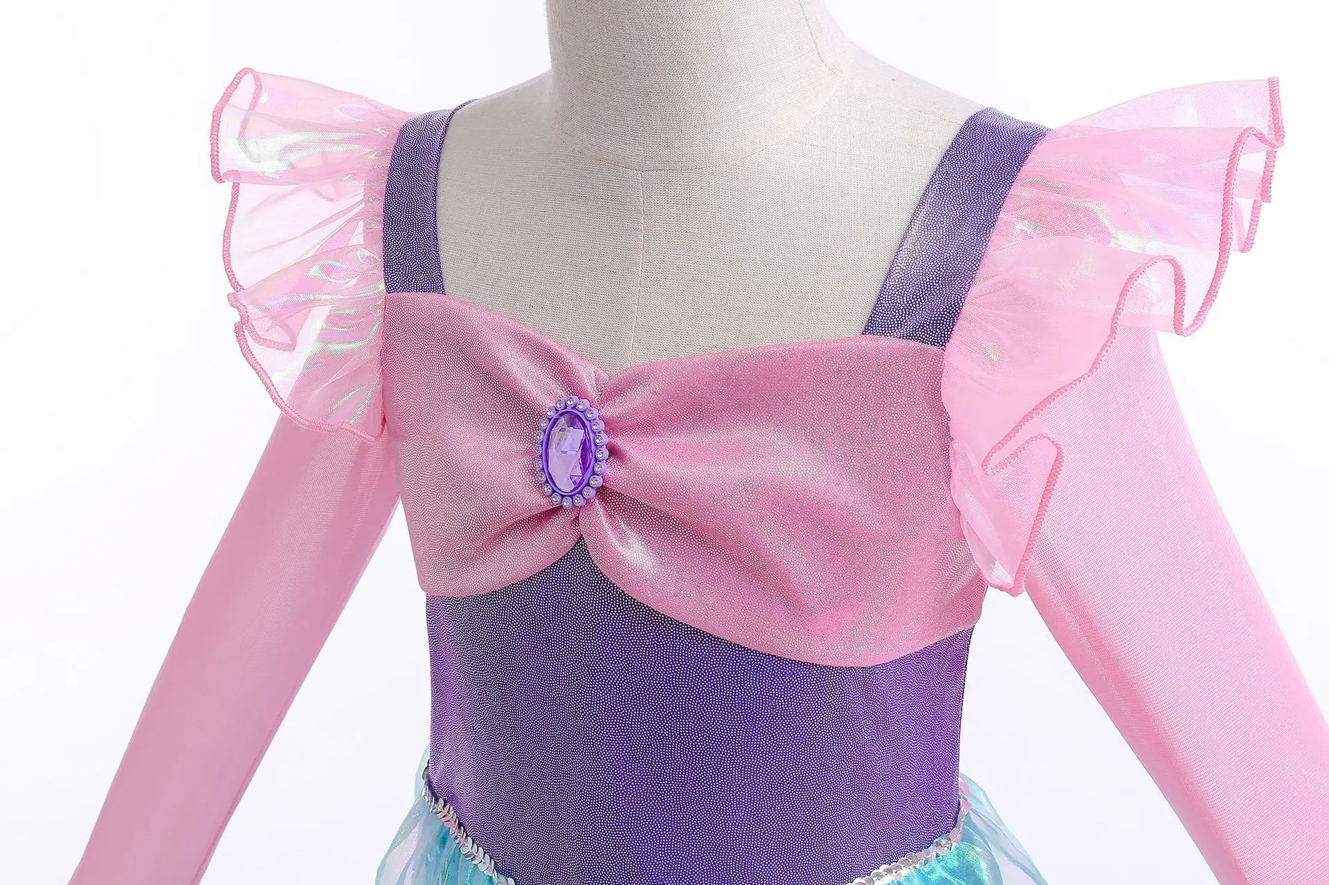 New Summer Girls Dress Baby Mermaid Princess Dress Fairy Dress — feature 13