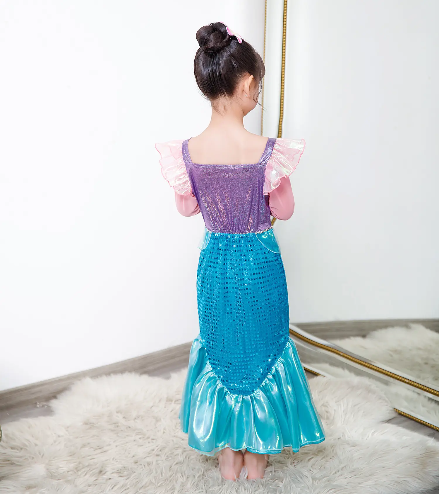 New Summer Girls Dress Baby Mermaid Princess Dress Fairy Dress — feature 7