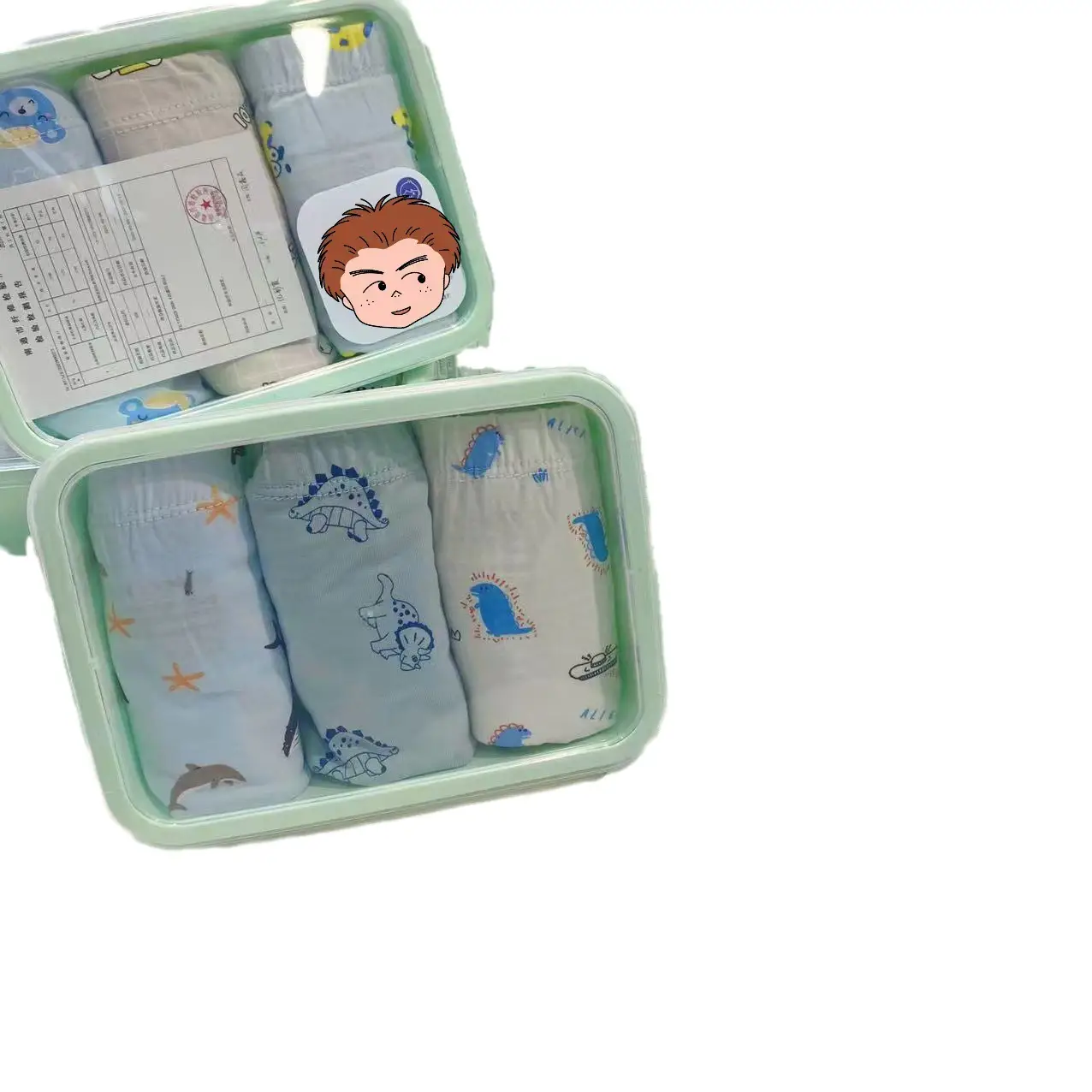 Children's Baby Underwear Storage Bag with Baby Socks - Image 6