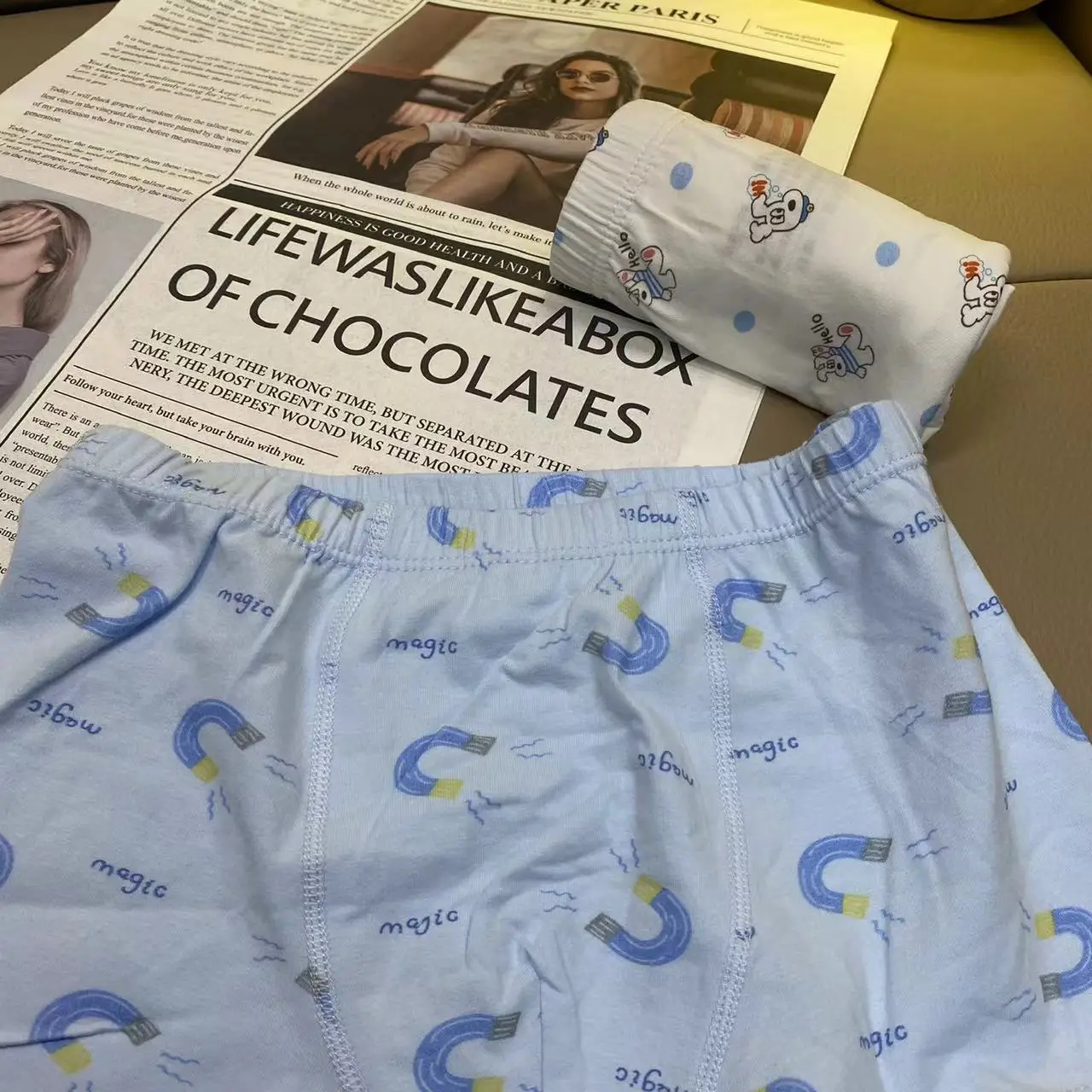 Children's Baby Underwear Storage Bag with Baby Socks — feature 10