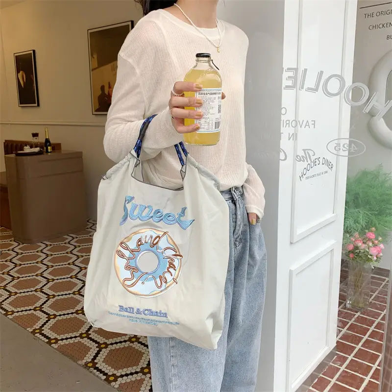 Delicious Cartoon Messenger Bag Women Pink Embroidered — feature 14