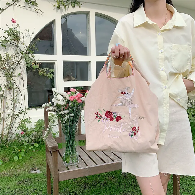 Delicious Cartoon Messenger Bag Women Pink Embroidered — feature 30