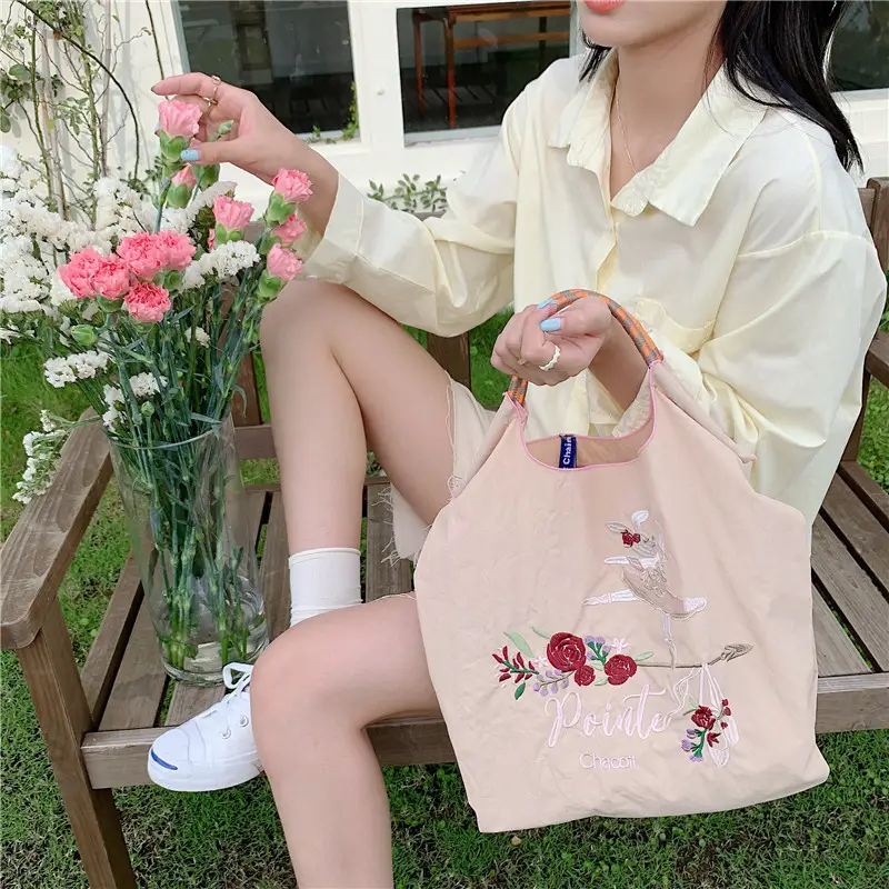 Delicious Cartoon Messenger Bag Women Pink Embroidered — feature 31