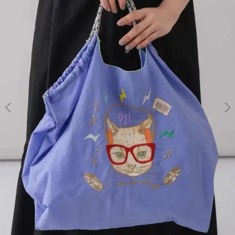 Delicious Cartoon Messenger Bag Women Pink Embroidered