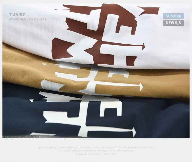 Men Beige Graphic T-Shirt Round Neck — feature 1