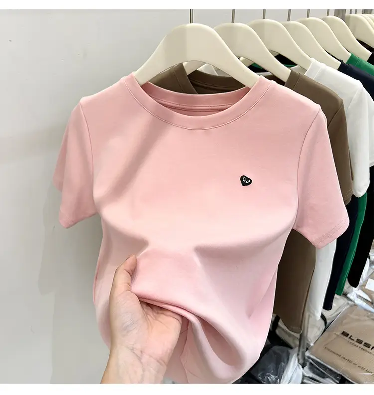 White Women's Short Sleeve T-Shirt 2023 Summer — feature 30