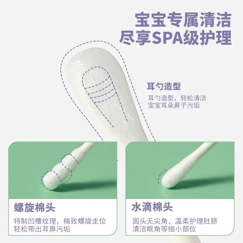 Baby Cotton Ear Swabs 200 Boxes Double Headed Ultra Fine - Image 6