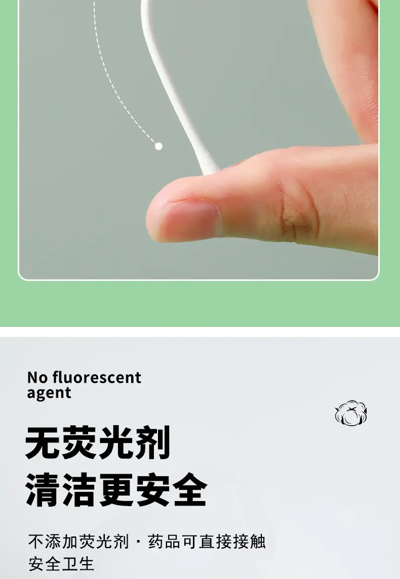 Baby Cotton Ear Swabs 200 Boxes Double Headed Ultra Fine — feature 14