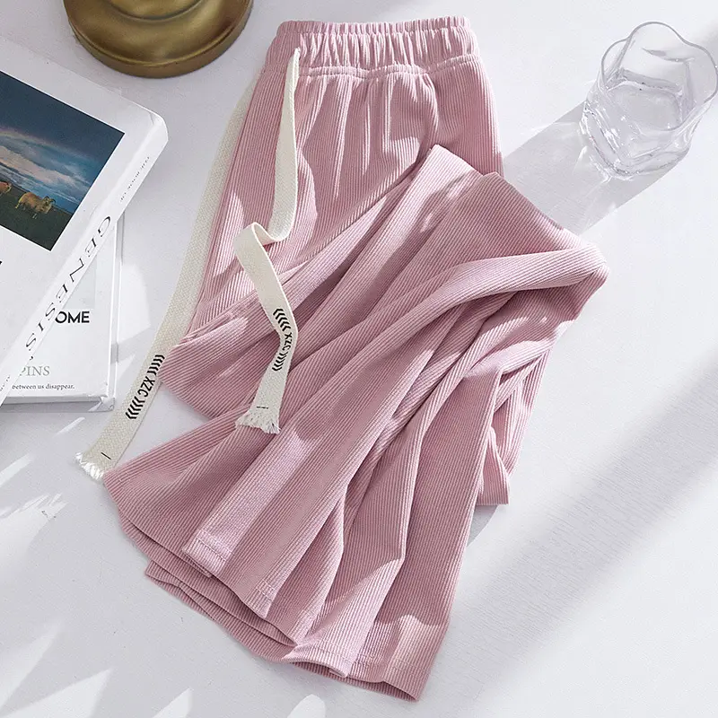 Girls Ice Silk Wide Leg Pants Summer 2025