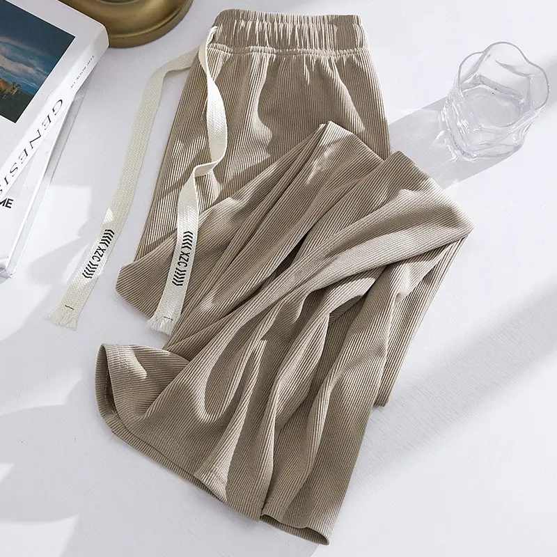 Girls Ice Silk Wide Leg Pants Summer 2025