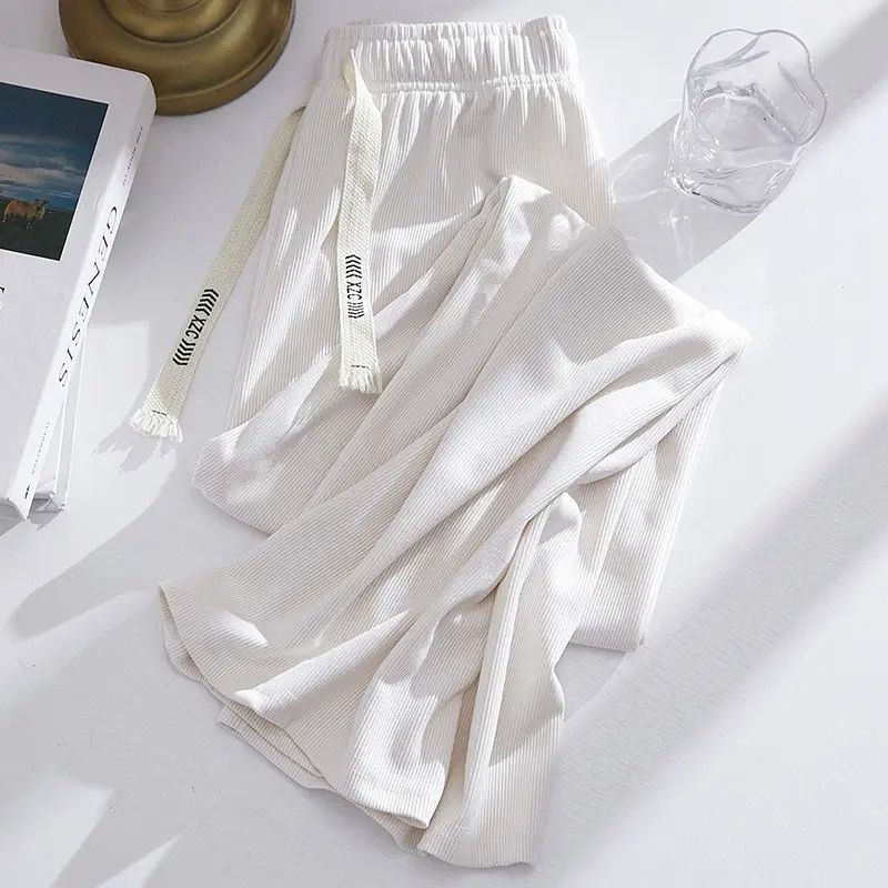 Girls Ice Silk Wide Leg Pants Summer 2025