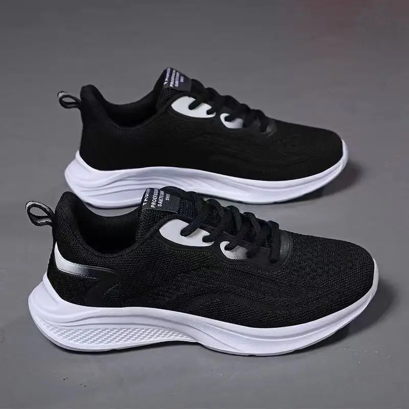 sneaker Women's 2023 Spring New Ultra-light Soft Bottom Mesh Breathable Casual Shoes Fashionable All-match Low-top Running Shoes