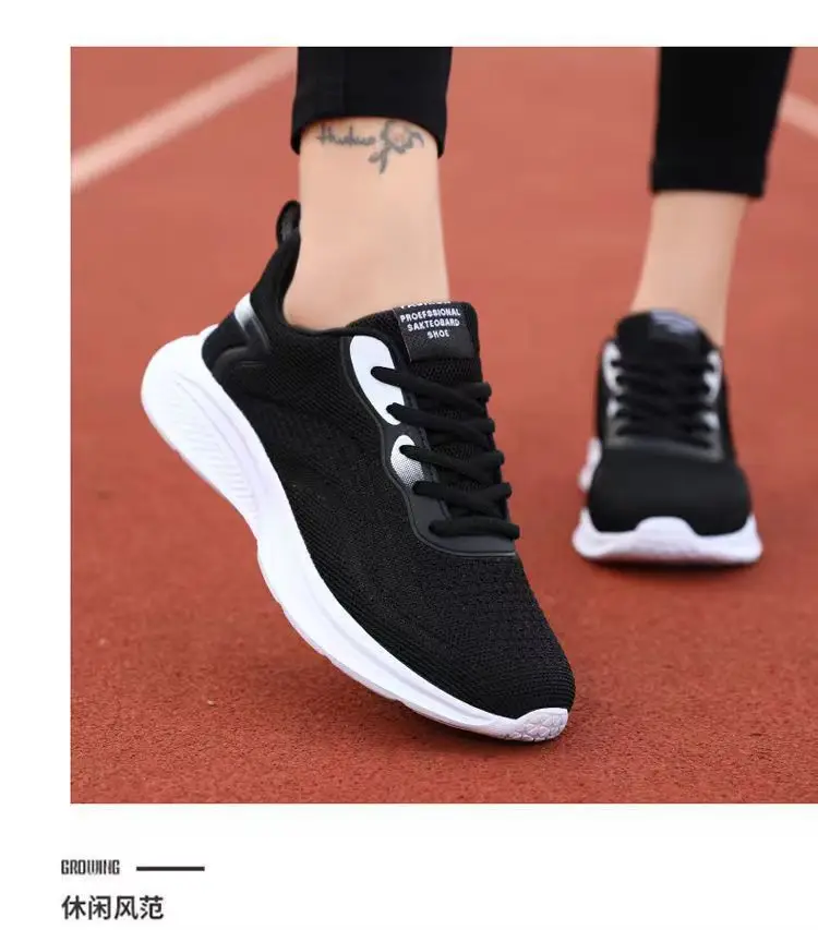 sneaker Women's 2023 Spring New Ultra-light Soft Bottom Mesh Breathable Casual Shoes Fashionable All-match Low-top Running Shoes — feature 20