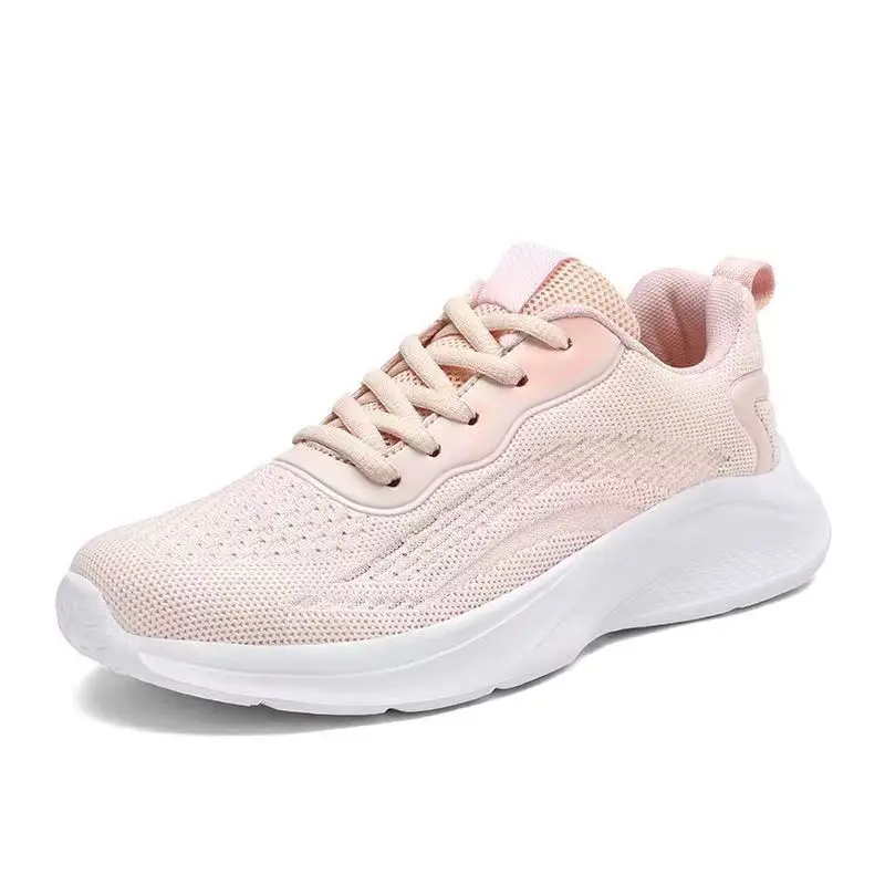 sneaker Women's 2023 Spring New Ultra-light Soft Bottom Mesh Breathable Casual Shoes Fashionable All-match Low-top Running Shoes