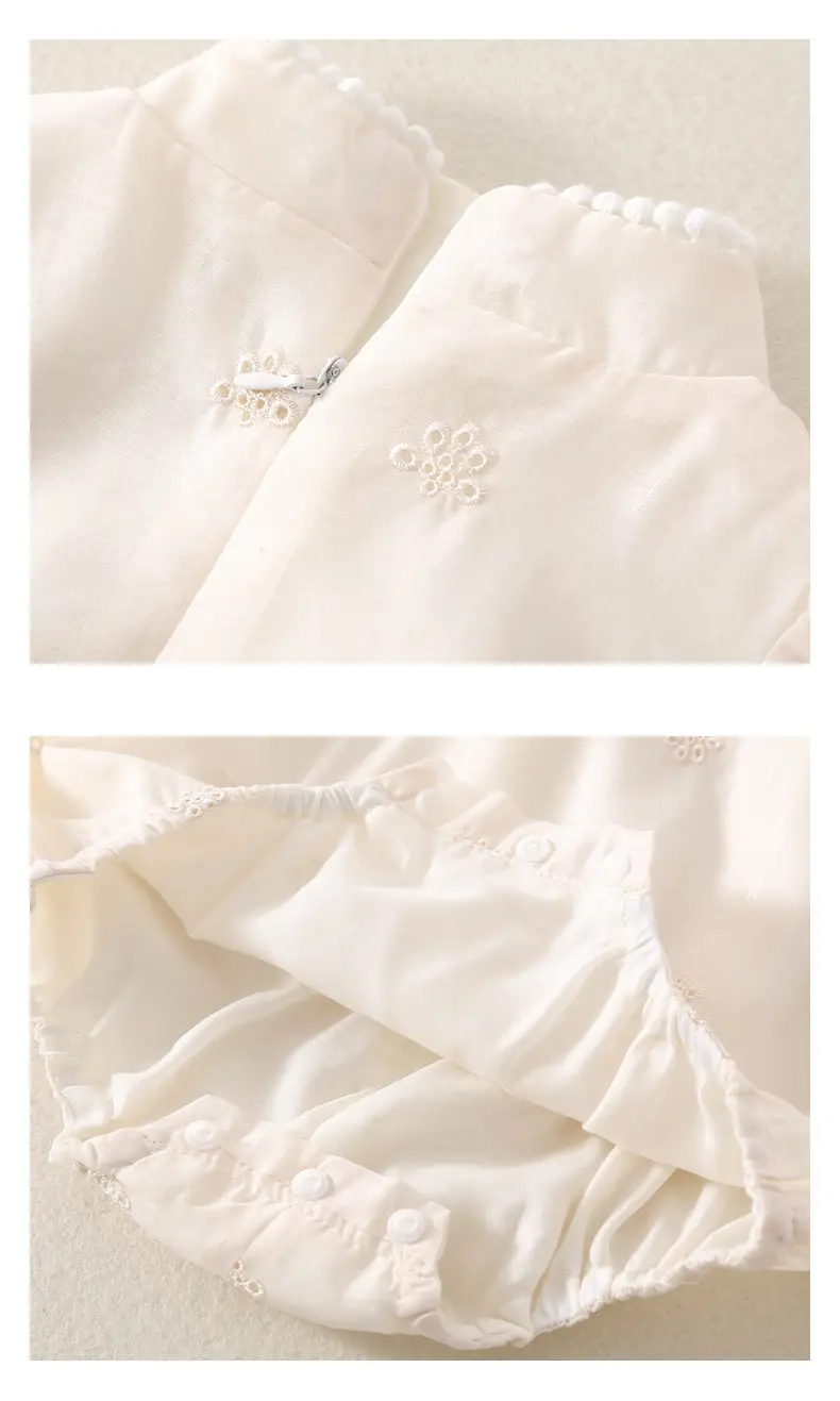 Princess Baby Dress Cream White Sheath Set — feature 16