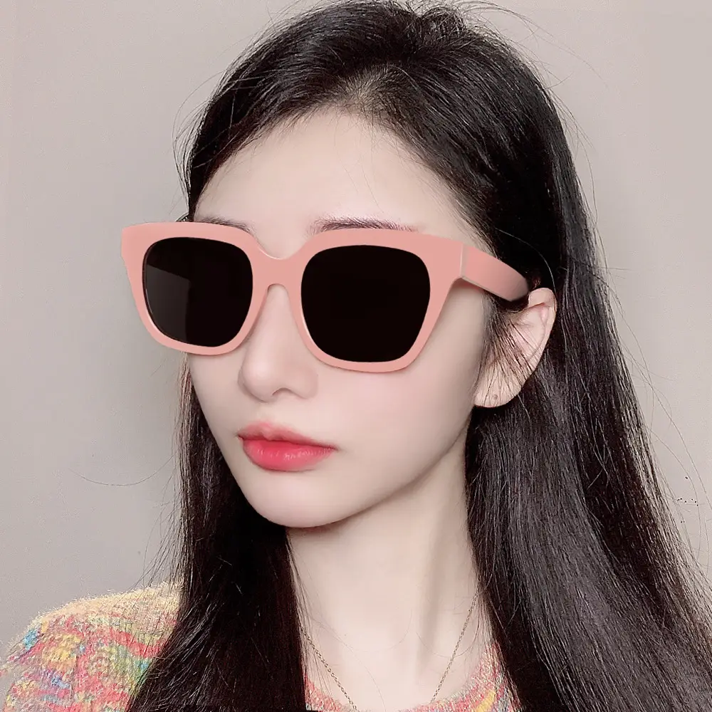 Blue Square Sunglasses for Women Large Frame - Image 6