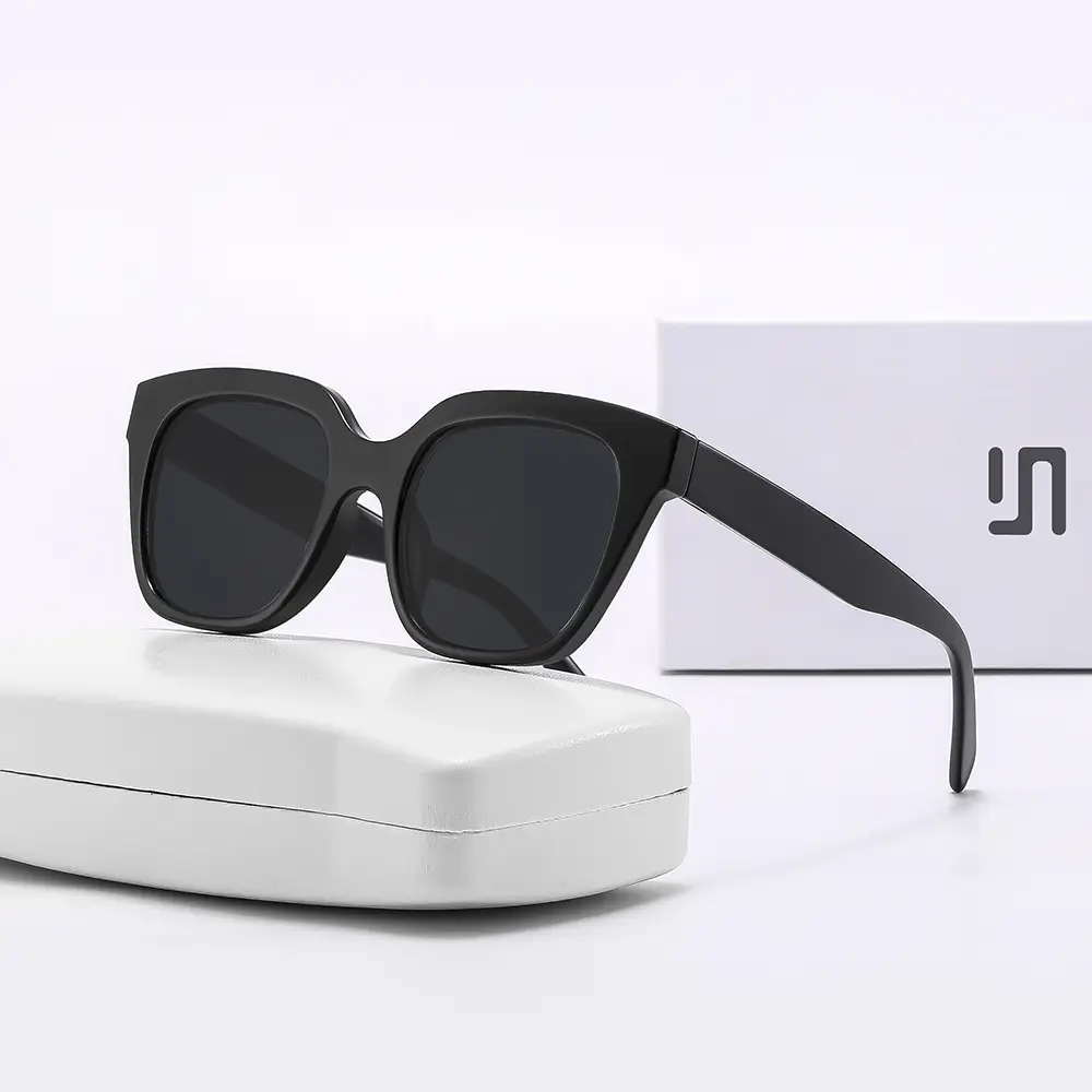 Blue Square Sunglasses for Women Large Frame - Image 10