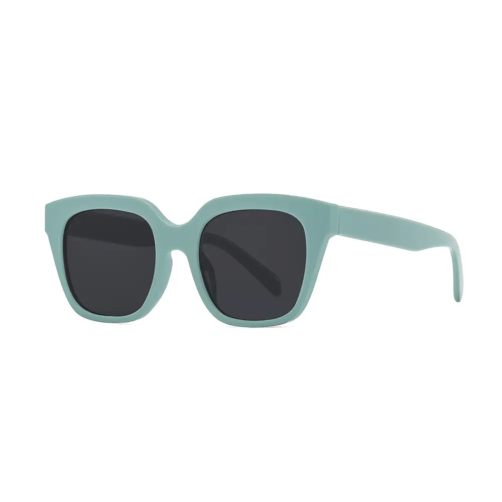 Blue Square Sunglasses for Women Large Frame - Image 4