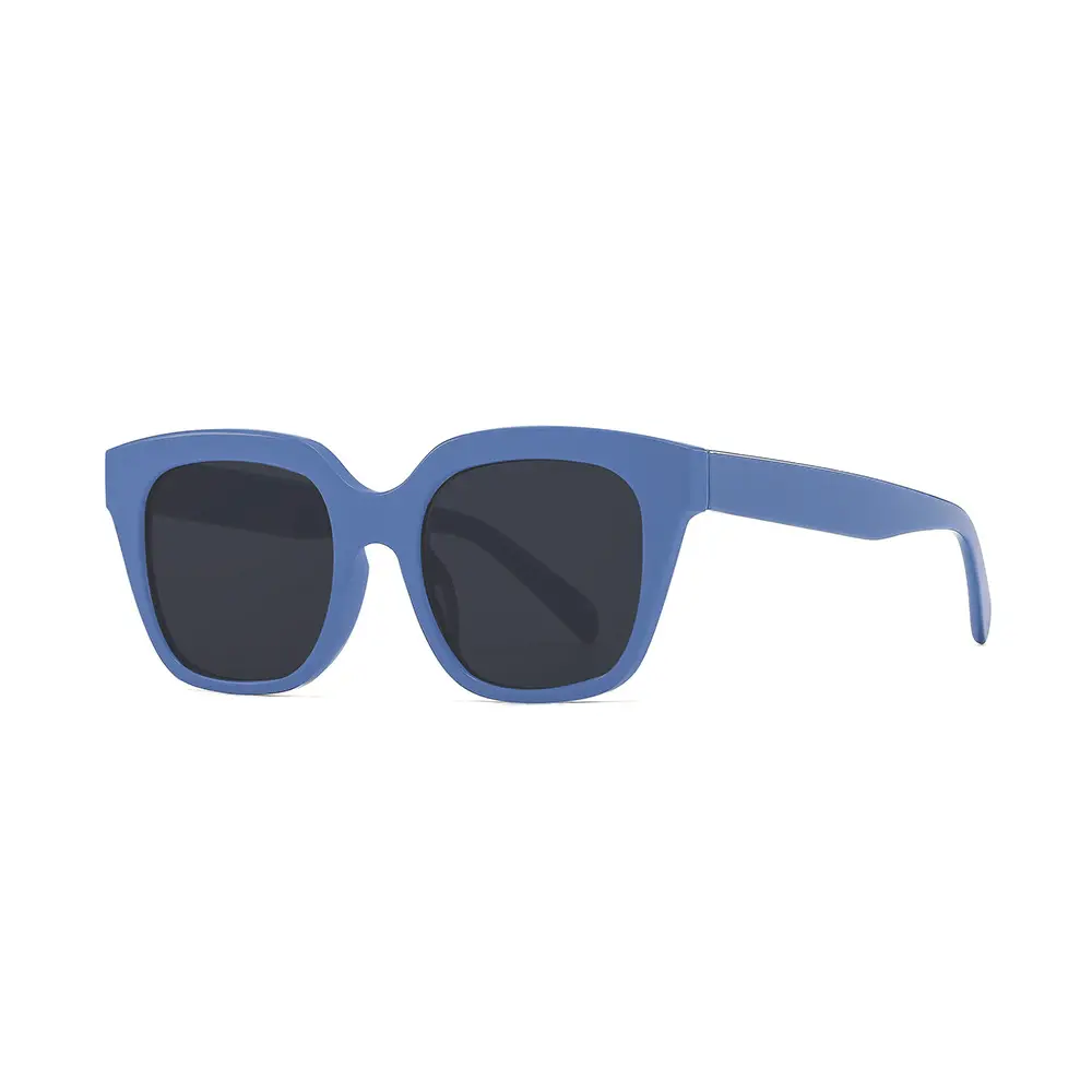 Blue Square Sunglasses for Women Large Frame - Image 5