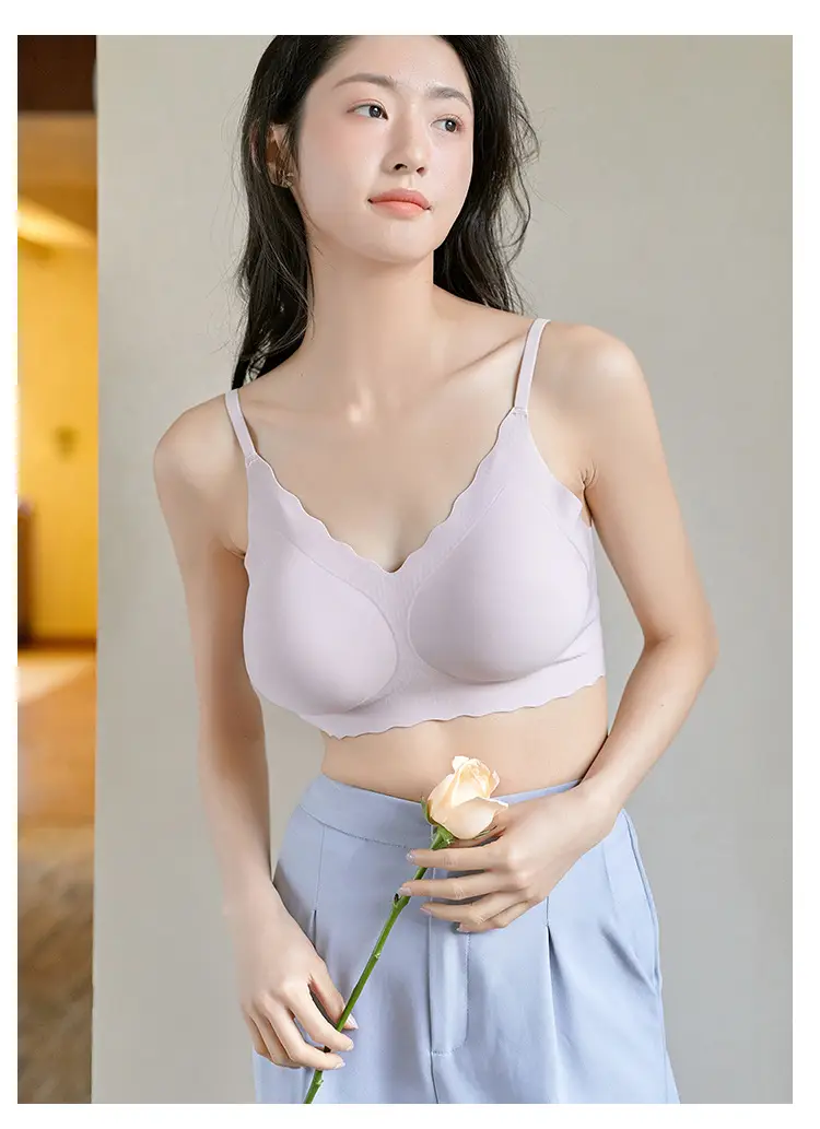 Women's Jelly White Soft Support Bra Small — feature 20