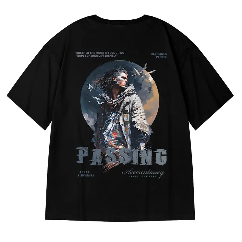 Fat Men Oversize Hip Hop T-Shirt White Large — feature 14