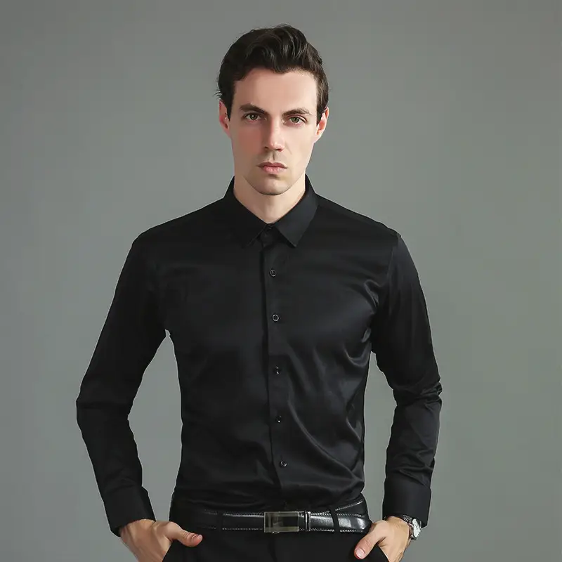 Men's Purple Slim Fit Button-Down Shirt