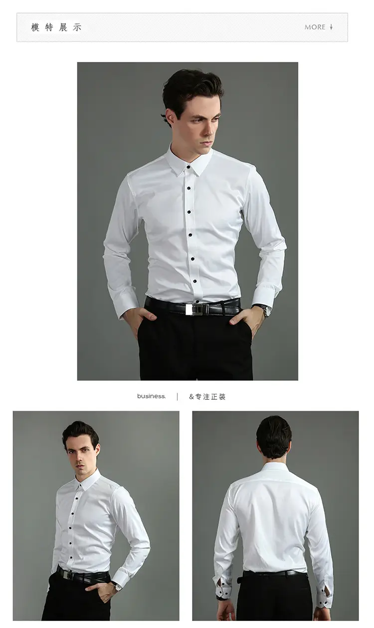 Men's Purple Slim Fit Button-Down Shirt — feature 14