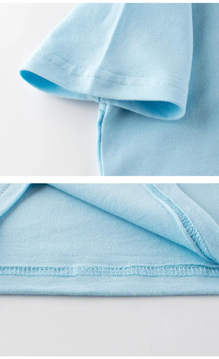 Light Blue 27 Kids T-Shirt for Boys Summer — feature 8