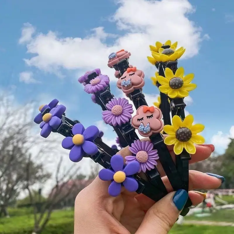 Cute Flower Hair Band for Girls Pink Hair Clip - Image 22