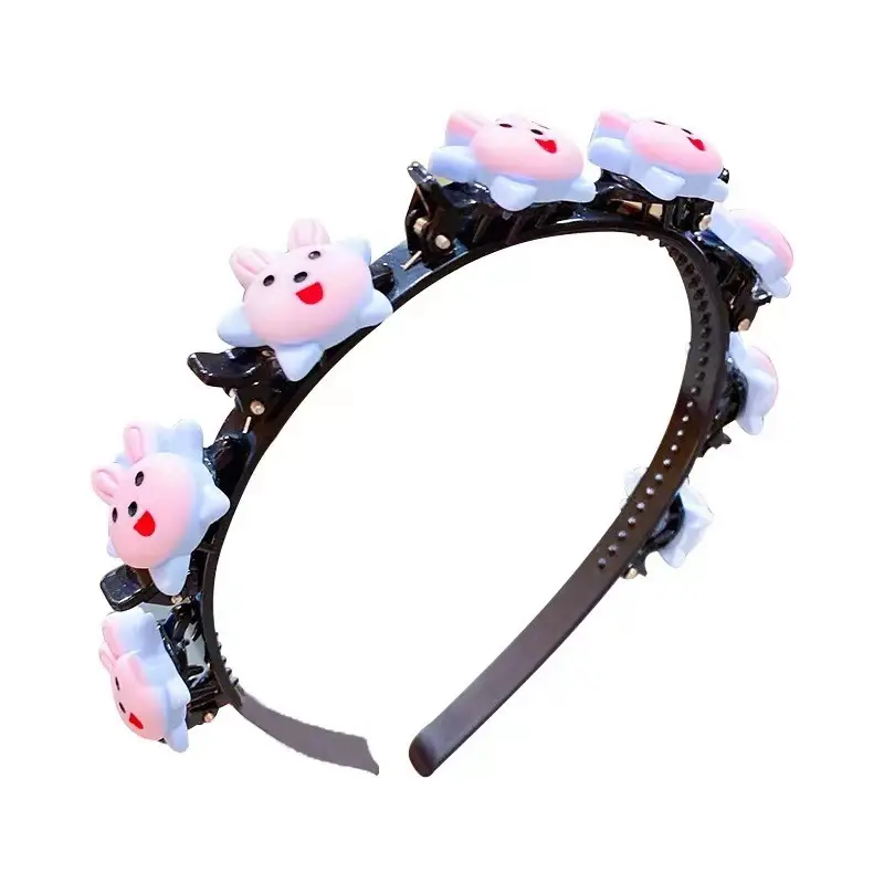 Cute Flower Hair Band for Girls Pink Hair Clip - Image 24