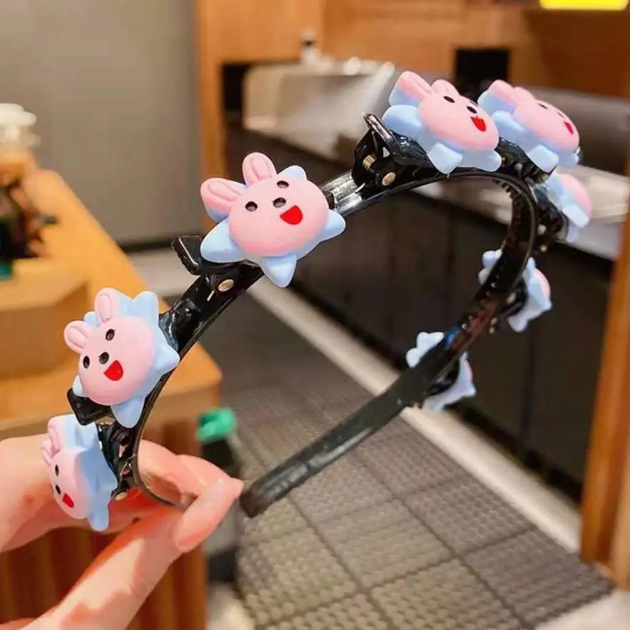 Cute Flower Hair Band for Girls Pink Hair Clip - Image 10