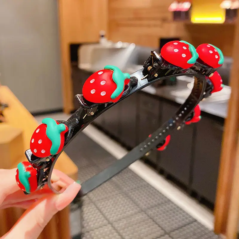 Cute Flower Hair Band for Girls Pink Hair Clip - Image 13