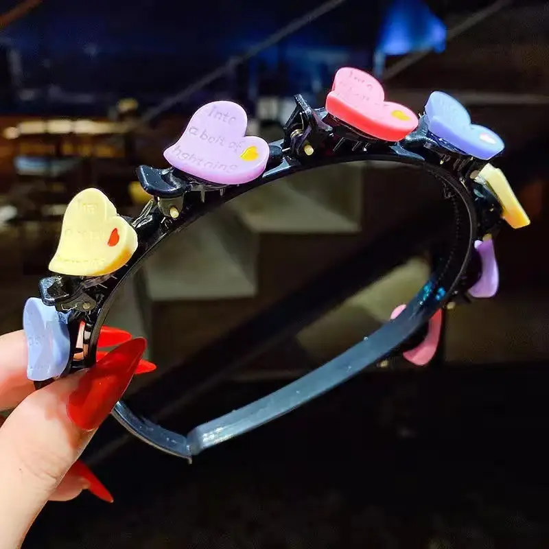 Cute Flower Hair Band for Girls Pink Hair Clip - Image 18