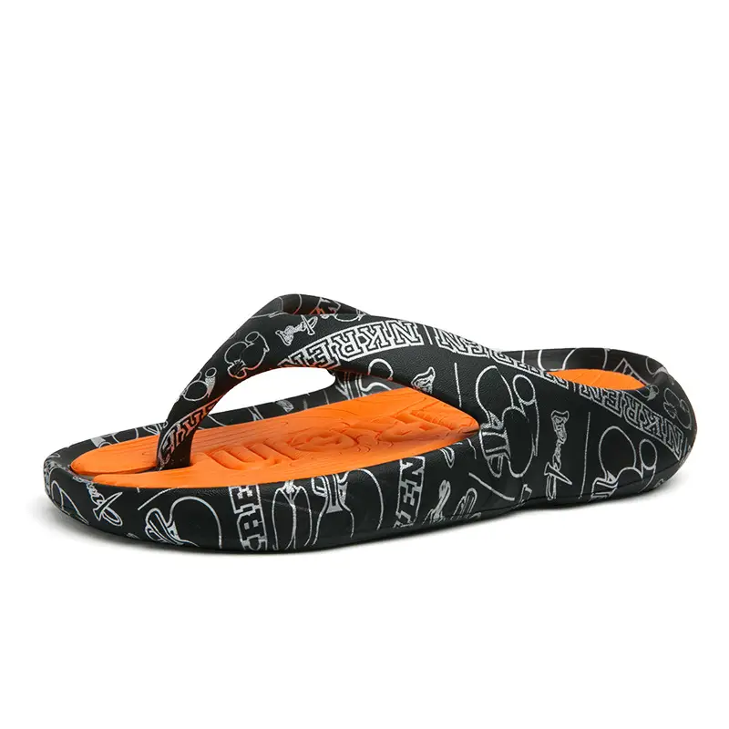 2023 Summer Large Size Flip Flops Men's Outer Wear Non-Slip Fashionable Trendy Shit Flip-Flops Men's Beach Sandals - Image 8