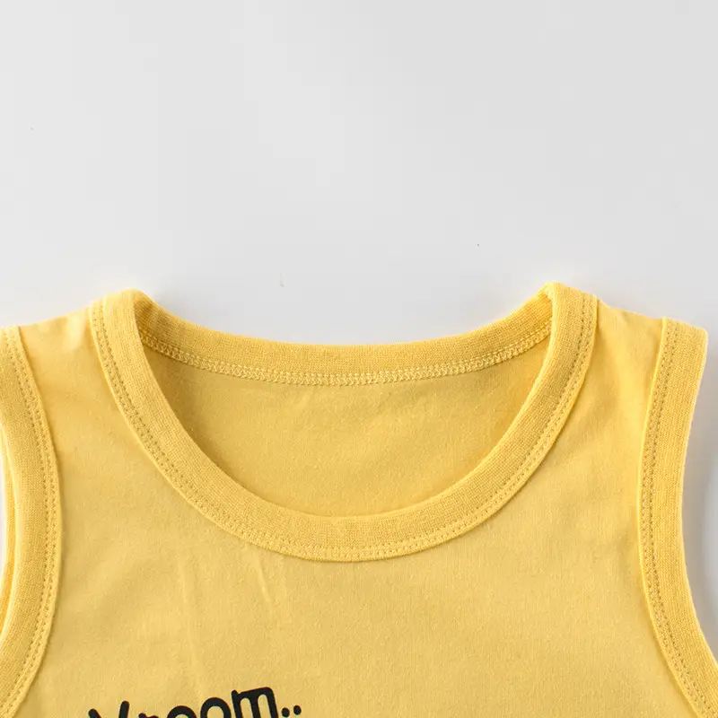 Kids Korean Vest Yellow New Male Baby Clothes - Image 2