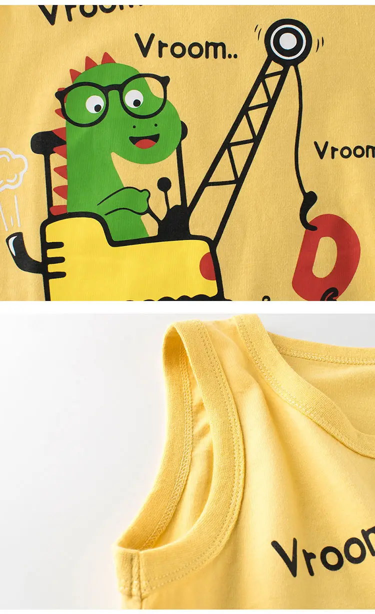 Kids Korean Vest Yellow New Male Baby Clothes — feature 6