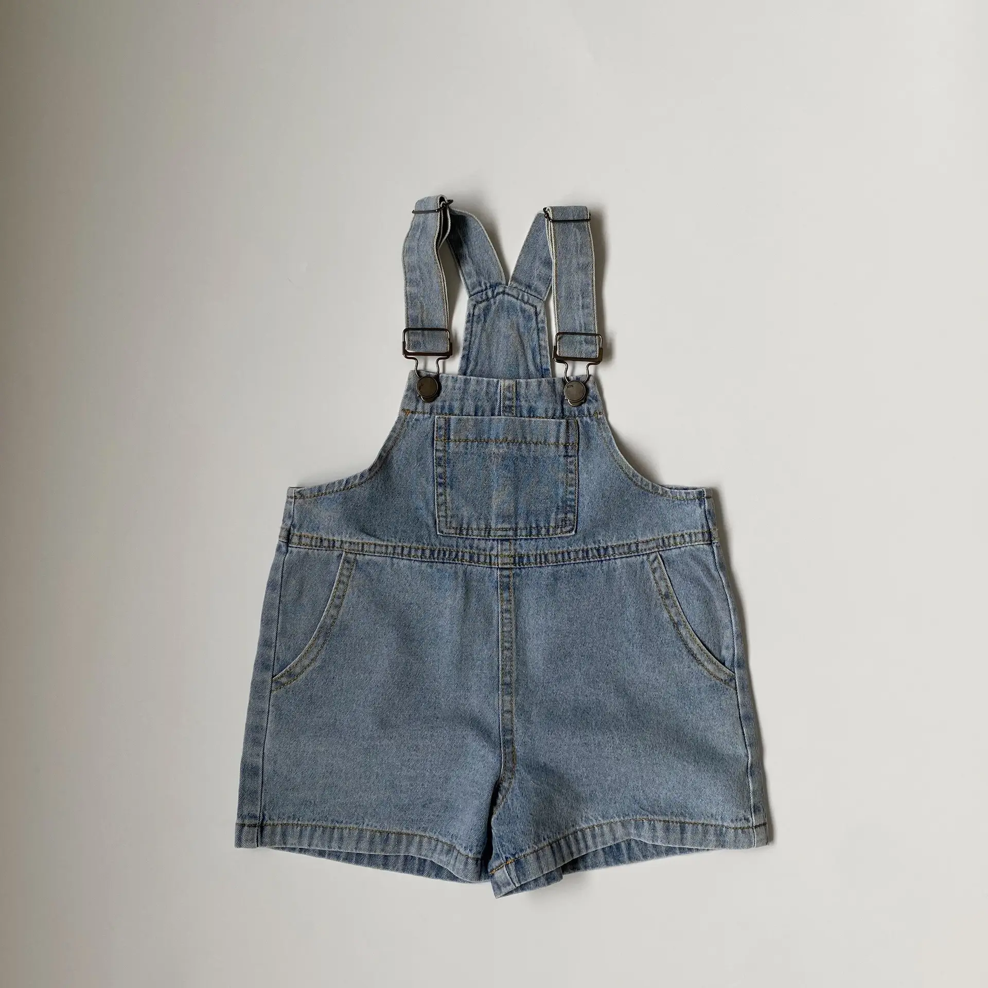 Women Denim Overthe Pants Shorts Capri Style - Image 2