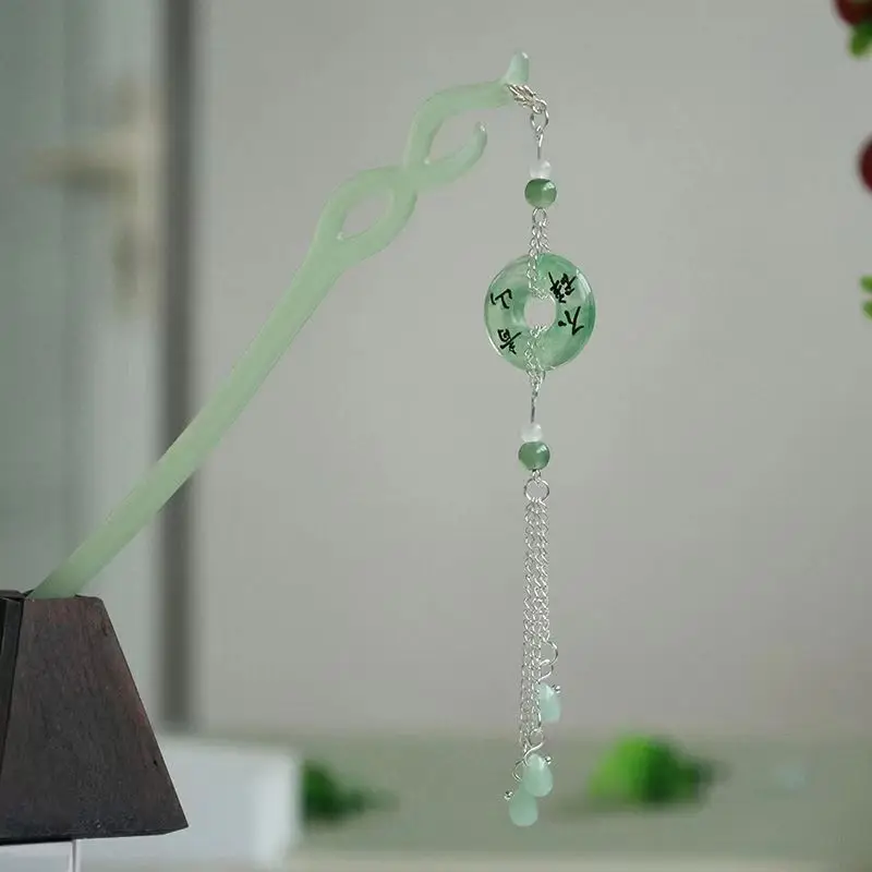 Lotus Drop Glaze Hairpin for Daily Updo